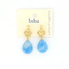 Biba oorbellen Spring Chic Blue - 84113