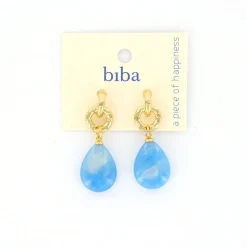 Biba oorbellen Spring Chic Blue - 84113