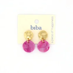 Biba oorbellen Spring Chic Purple - 84114