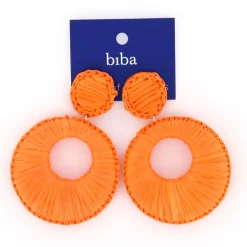 Biba oorbellen Summer Orange - 81433