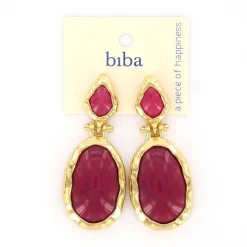 Biba oorbellen Vintage Finds Red - 83922