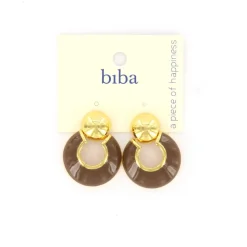 Biba oorbellen Vintage Finds Brown - 83700