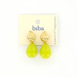 Biba oorbellen Wave Green - 84098