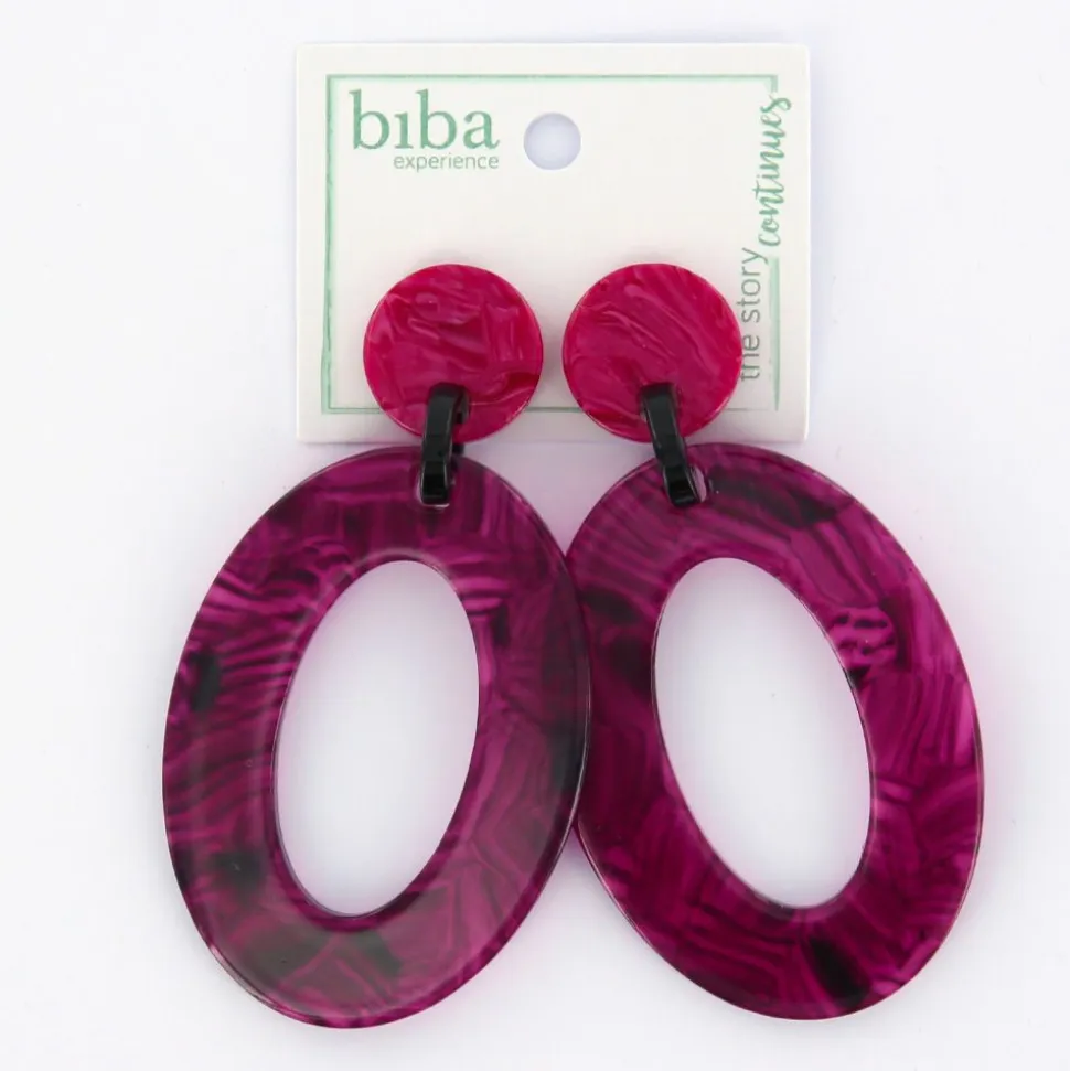Biba oorringen At Night Purple - 80851