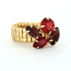 Biba ring Crystal Red - 7269