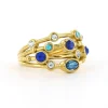 Biba ring Enjoy Blue - 7308