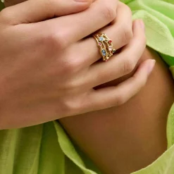 Biba ring Enjoy Blue - 7308