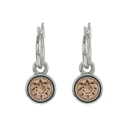 Biba Swarovski creolen Light Peach - 80312