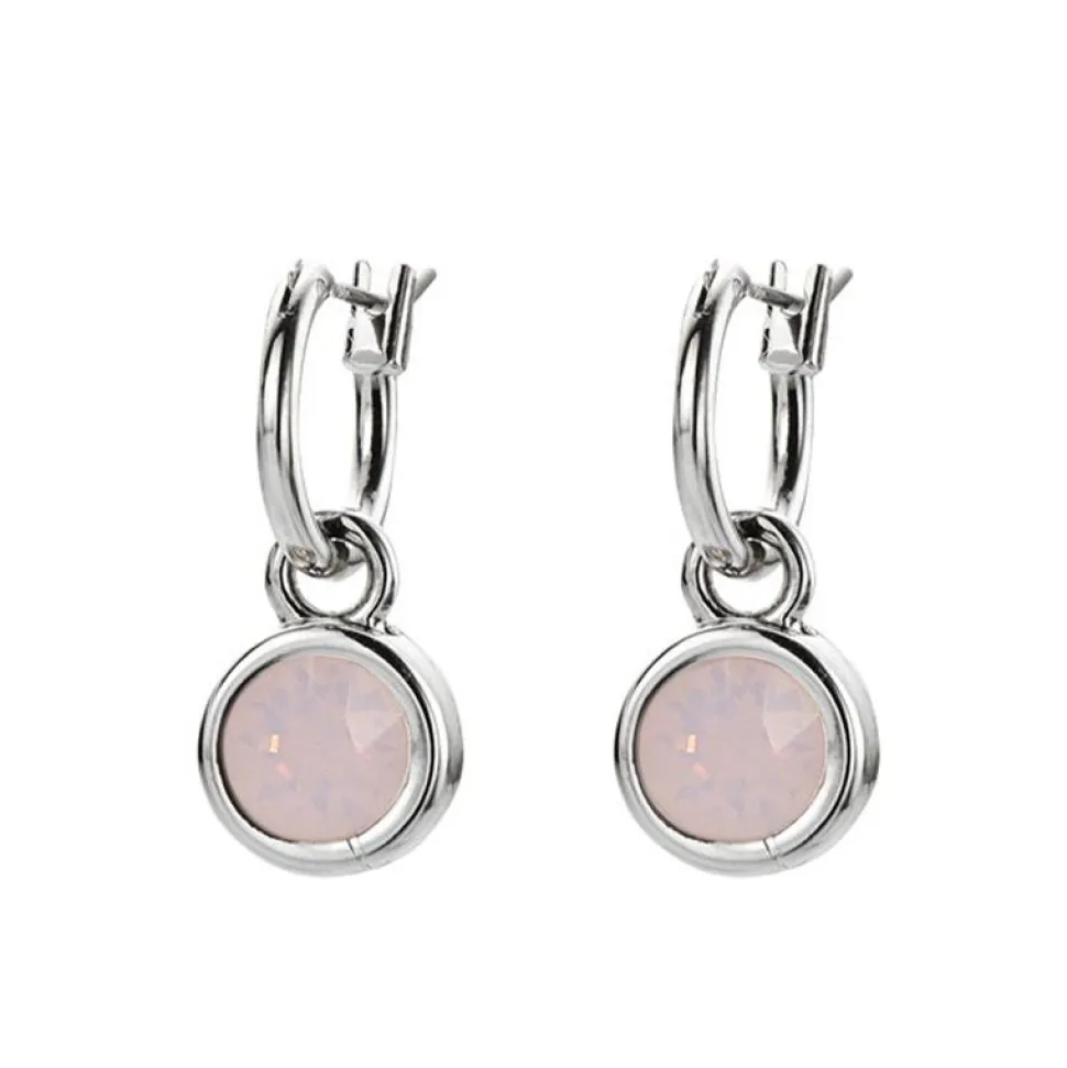 Biba Swarovski creolen Rose Water - 80312