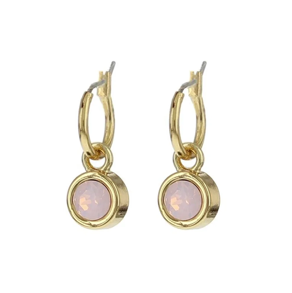 Biba Swarovski creolen Rose Water - 80313