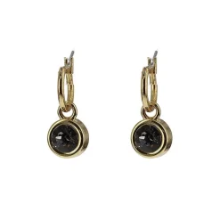 Biba Swarovski creolen Silver Night - 80313