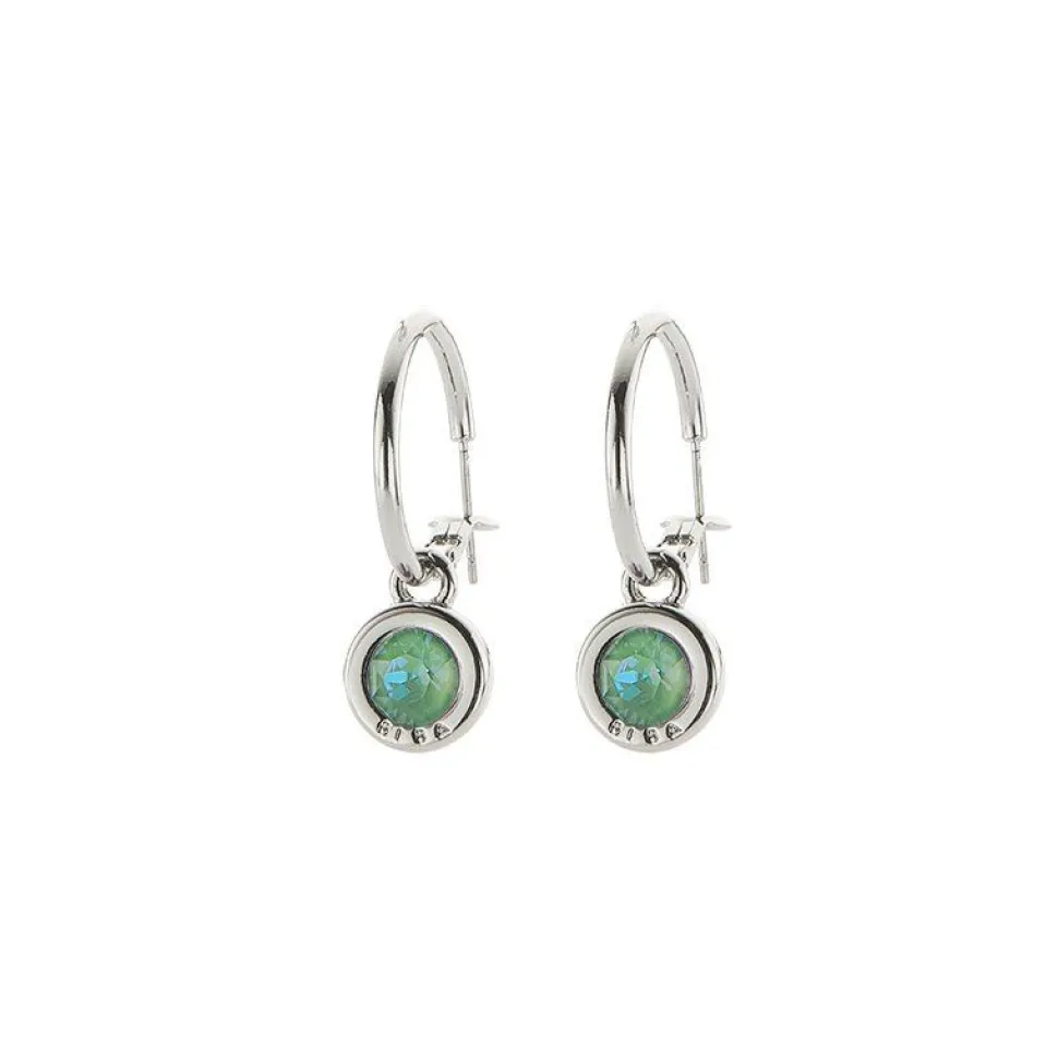 Biba Swarovski oorringen Sage Delite - 8107