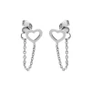 Chain Open Heart - Silver
