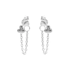 Chain Triple Dots - Silver