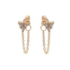 Chain Triple Zirconia - Rose