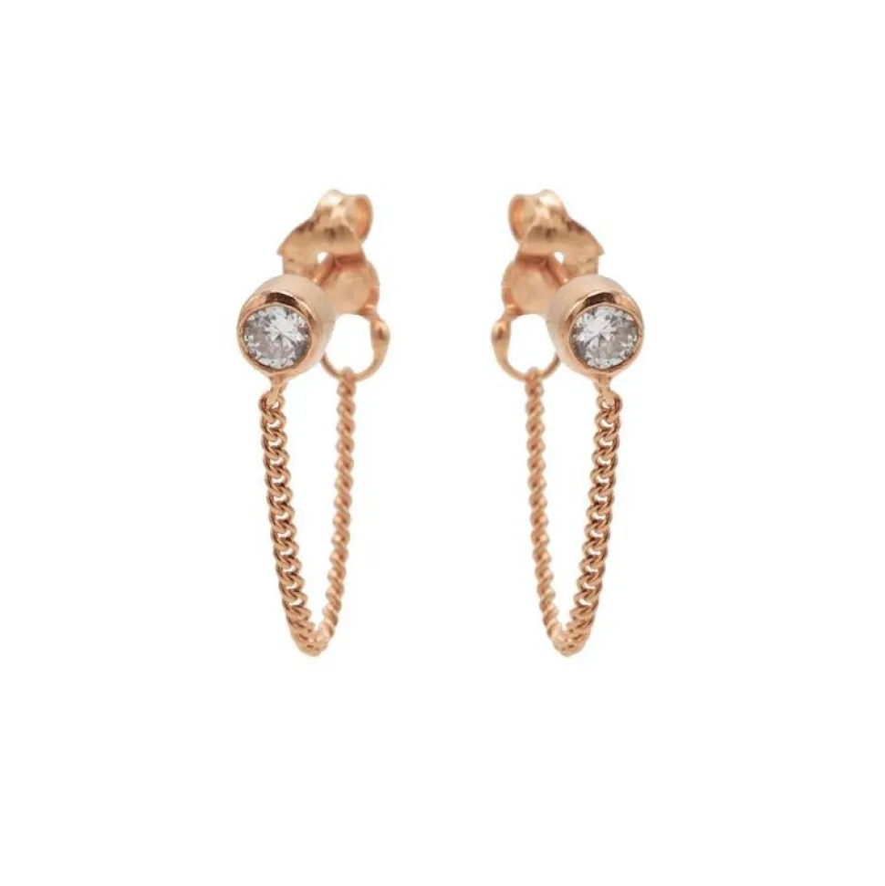 Chain Zirconia - Rose