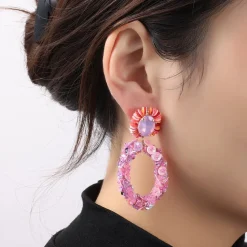 Day&Eve Big Stone Dangle - E5118