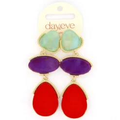 Day&Eve Double Pop Dangle oorbellen - E4530