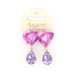 Day&Eve Heart Drop oorbellen - E4117