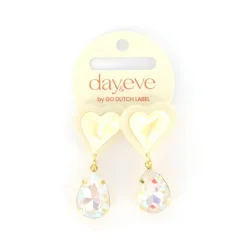 Day&Eve Heart Drop oorbellen - E4117