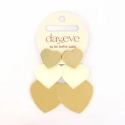 Day&Eve 3 Hearts oorbellen - E4061