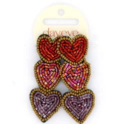 Day&Eve 3 Hearts Red - E4576
