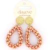 Day&Eve Long Beads Drop Pink - E4571