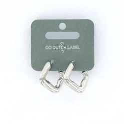 Day&Eve Natural Square oorbellen - E3039-Zilverkleur