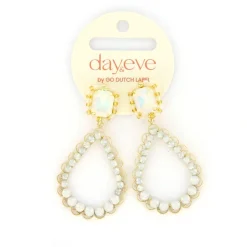 Day&Eve Pearly Drops oorbellen - E4121