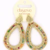Day&Eve Square Beads Drop - E5102