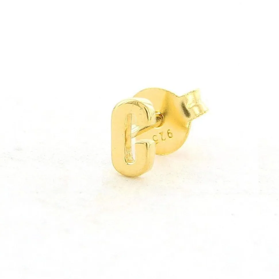 Imotionals Letter Oorknopje (1pcs) - E-55