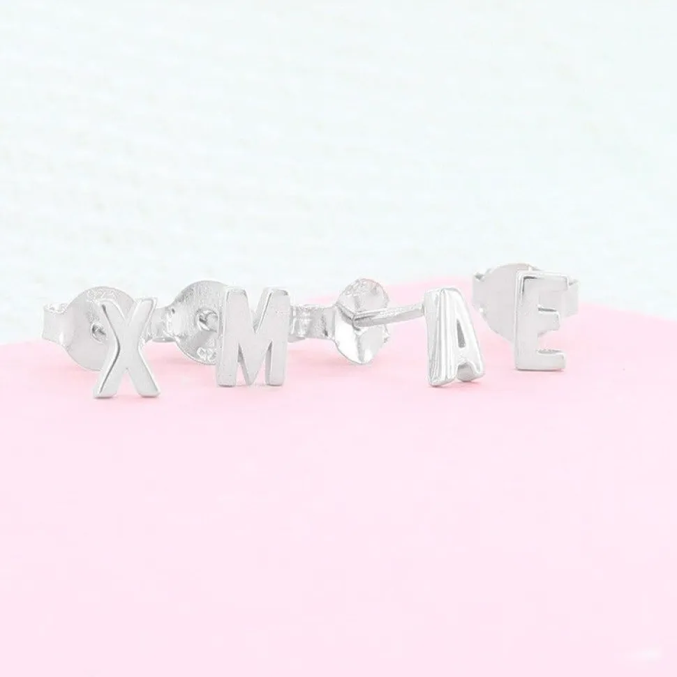 Imotionals Letter Oorknopje (1pcs) - E-45