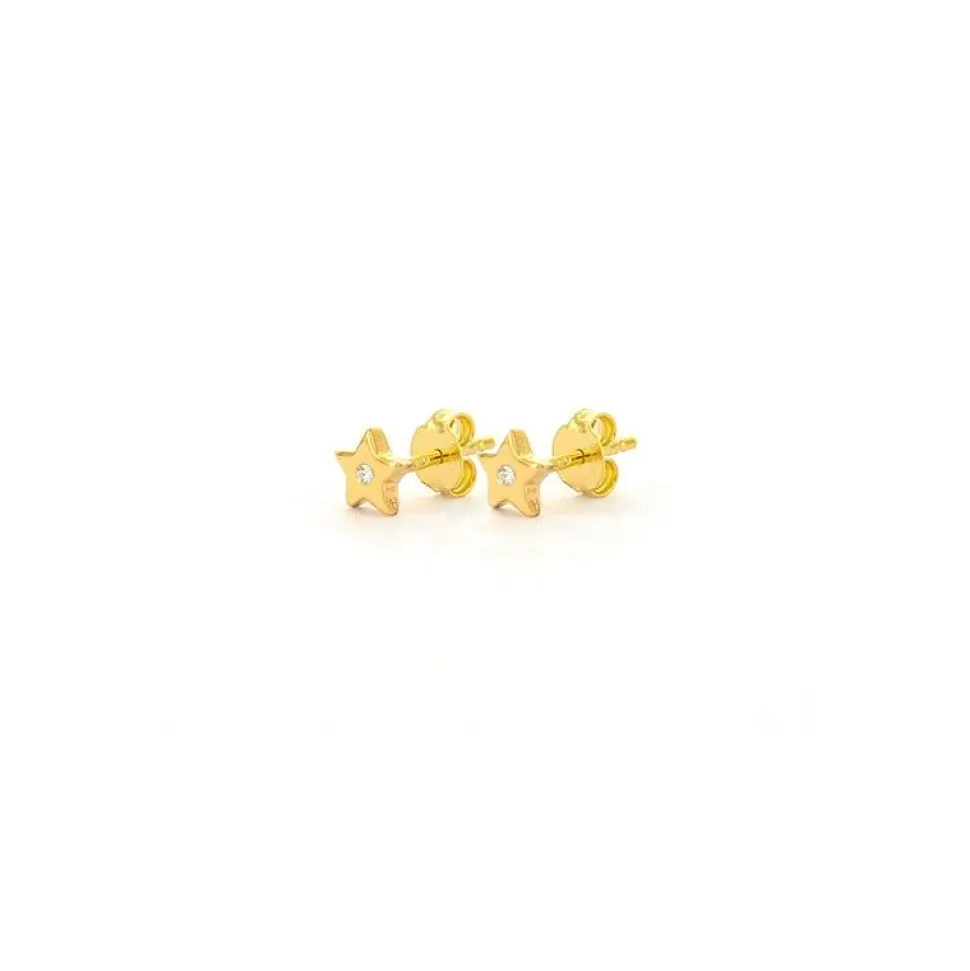 Imotionals Oorknopjes Crystal Star - E-5505