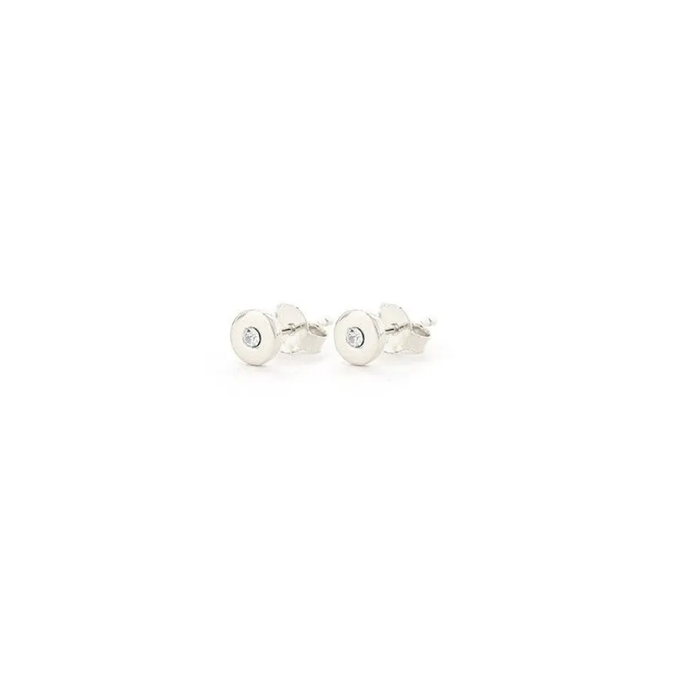 Imotionals Oorknopjes Crystal Disc - E-4503