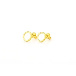 Imotionals Oorknopjes Open Circle - E-5522