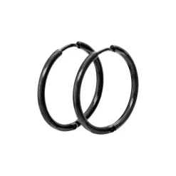 iXXXi Creolen 24mm Black - E036-05