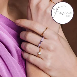 iXXXi Fame Ring Glossy Purple - F06618