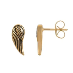 iXXXi oorknopjes Angle Wings Gold Color - E041