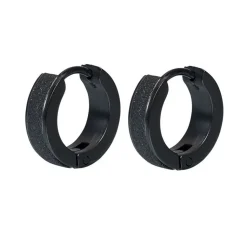 iXXXi oorringen Sandblasted Black - E04302