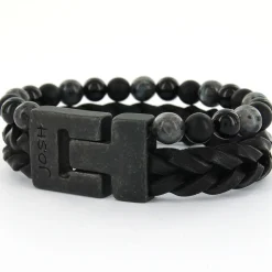 Josh Armband Cold Bay Mix Black - 24989