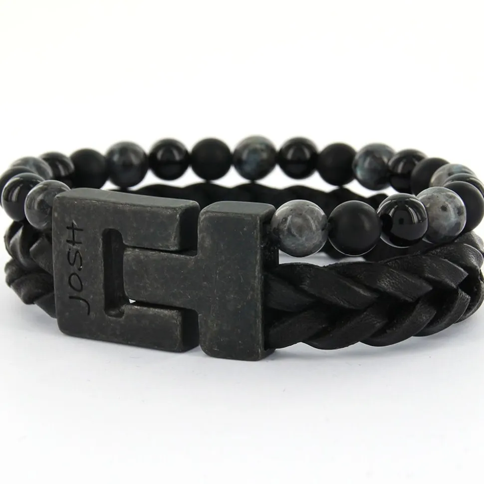 Josh Armband Cold Bay Mix Black - 24989