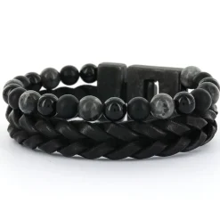 Josh Armband Cold Bay Mix Black - 24989