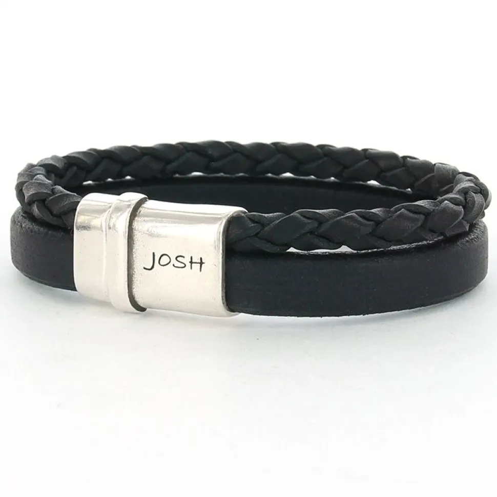 Josh Armband Double Black - 09110