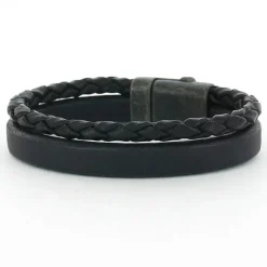 Josh Armband Double Black - 09110 VB