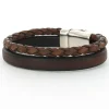 Josh Armband Double Brown - 09110