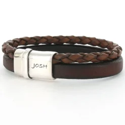 Josh Armband Double Brown - 09110
