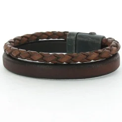 Josh Armband Double Brown - 09110 VB