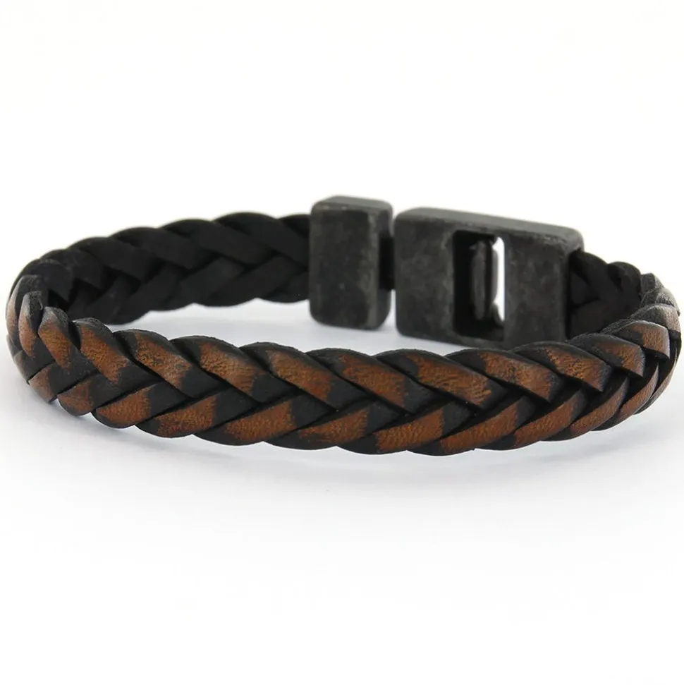 Josh Armband Fox Aged Black - 24456VB