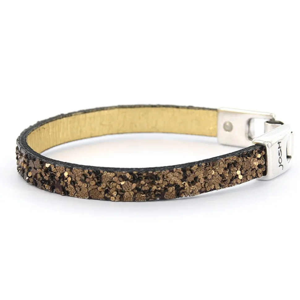 Josh armband Glitter Bronze - 18256