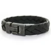 Josh Armband Sanded Braid Black - 24903VB